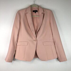 Talbots Apricot Classic One Button Lined Blazer Jacket Size 2